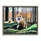 Stupell Industries Fox in Forest Trees Floater Framed Canvas Wall Art Design by Adam Swanson
